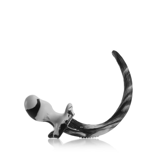 Oxballs Puppy Tail Buttplug Pug White Black