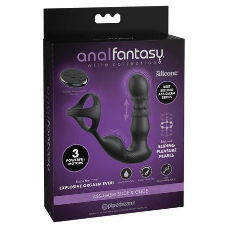 Pipedream Anal Fantasy Elite Ass Gasm Slide and Glide Prostate Plug