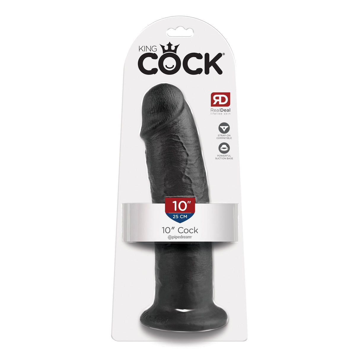 Pipedream King Cock 10 Inch Black