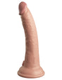 Pipedream King Cock Elite 7 Inch Vibrating Dual Density Silicone Cock Flesh