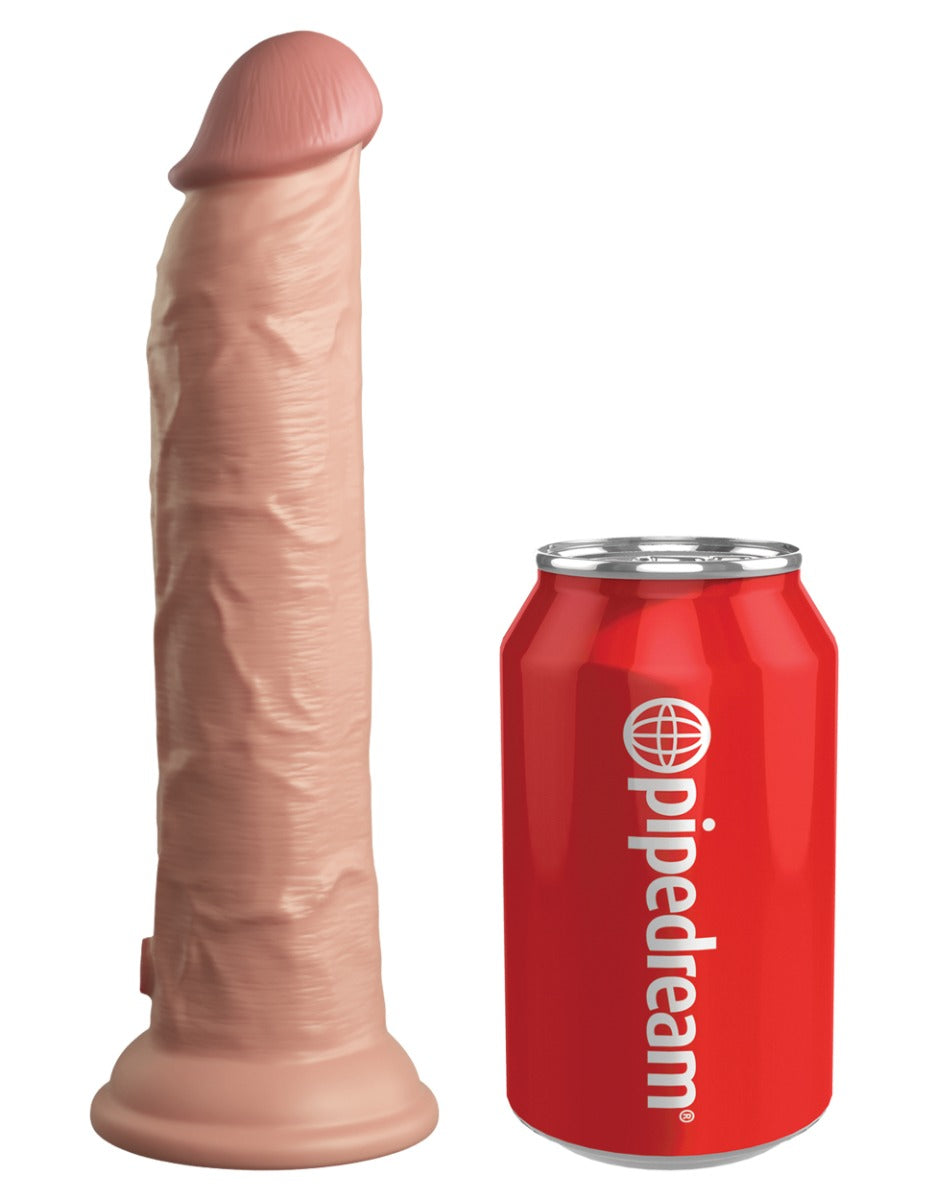 Pipedream King Cock Elite 9 Inch Vibrating Dual Density Silicone Cock Flesh