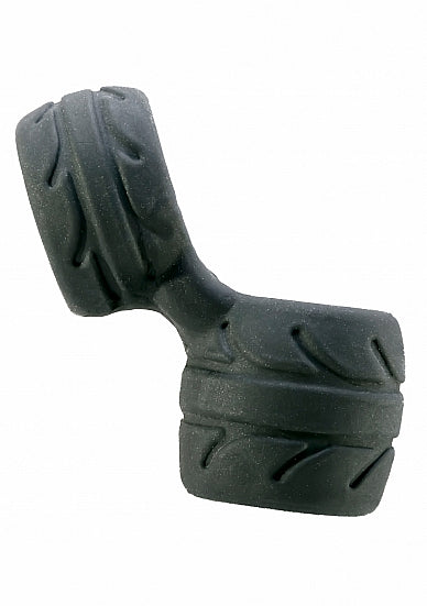 Perfect Fit Silaskin Cock & Ball Ring Black