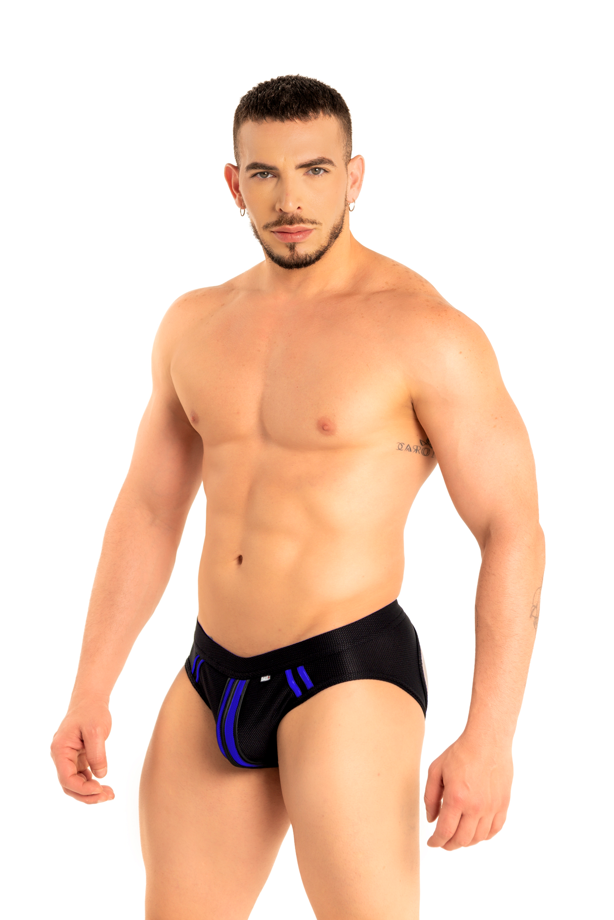 Dale Mas Biker + Kinky Jock Brief Black Blue