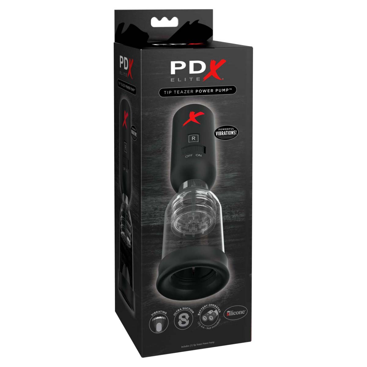 Pipedream PDX Elite Tip Teaser Power Cock Pump - FETCH