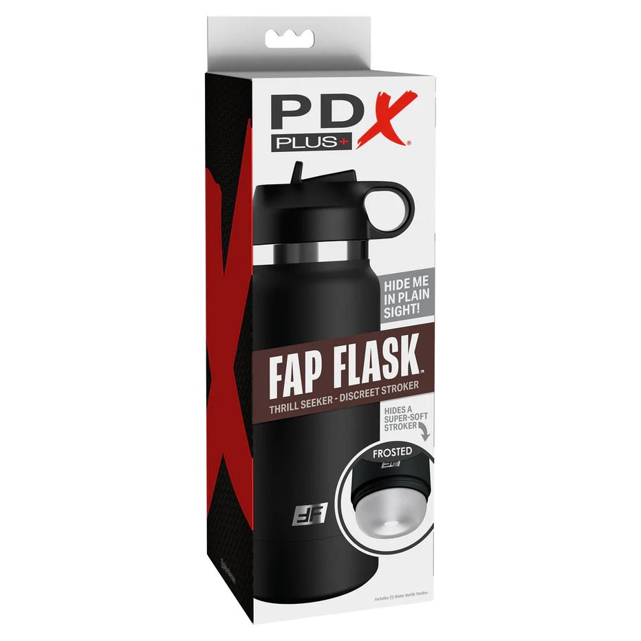 Pipedream PDX Plus Fuck Flask Masturbator Black - FETCH