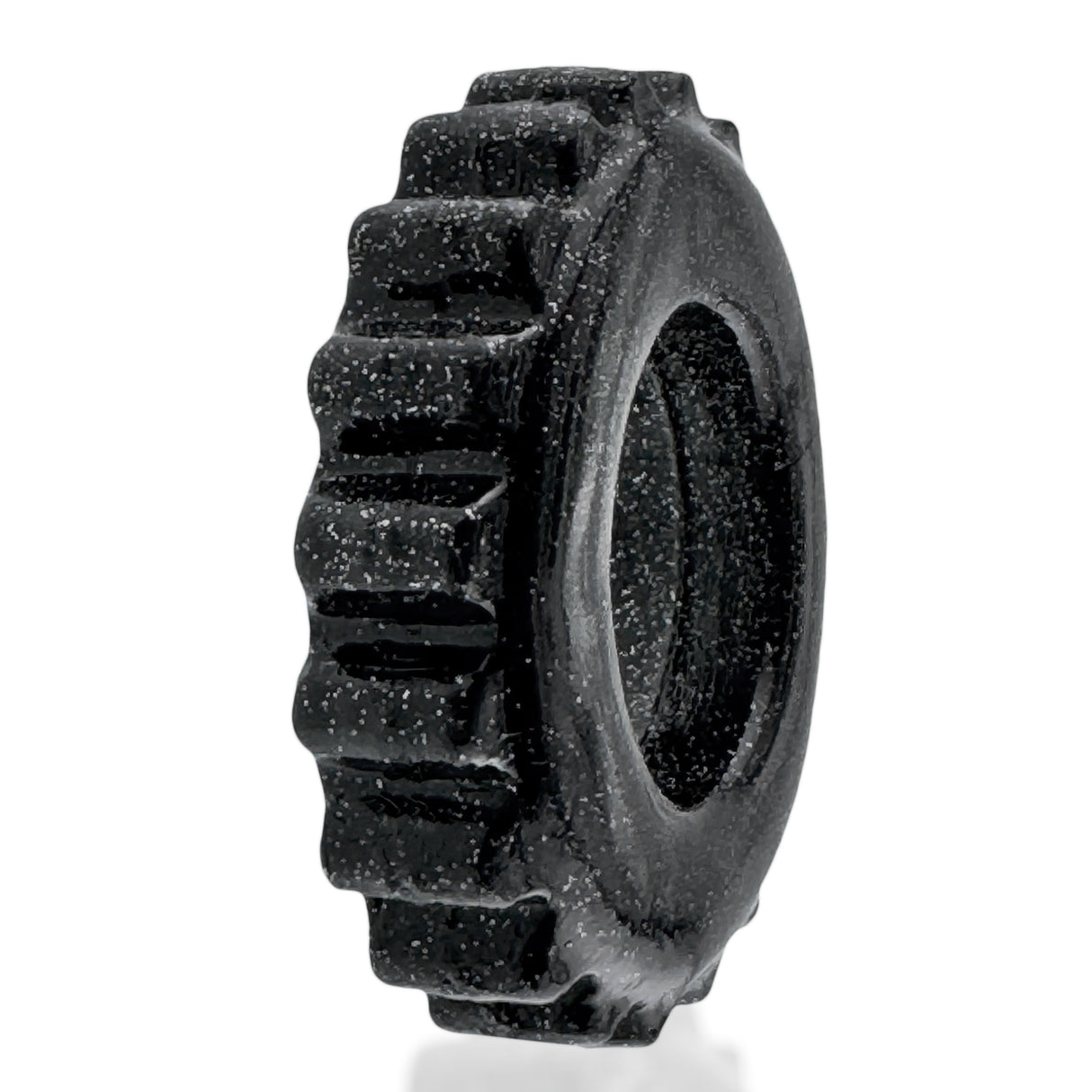 Oxballs Plushy Cock Ring Black Mica