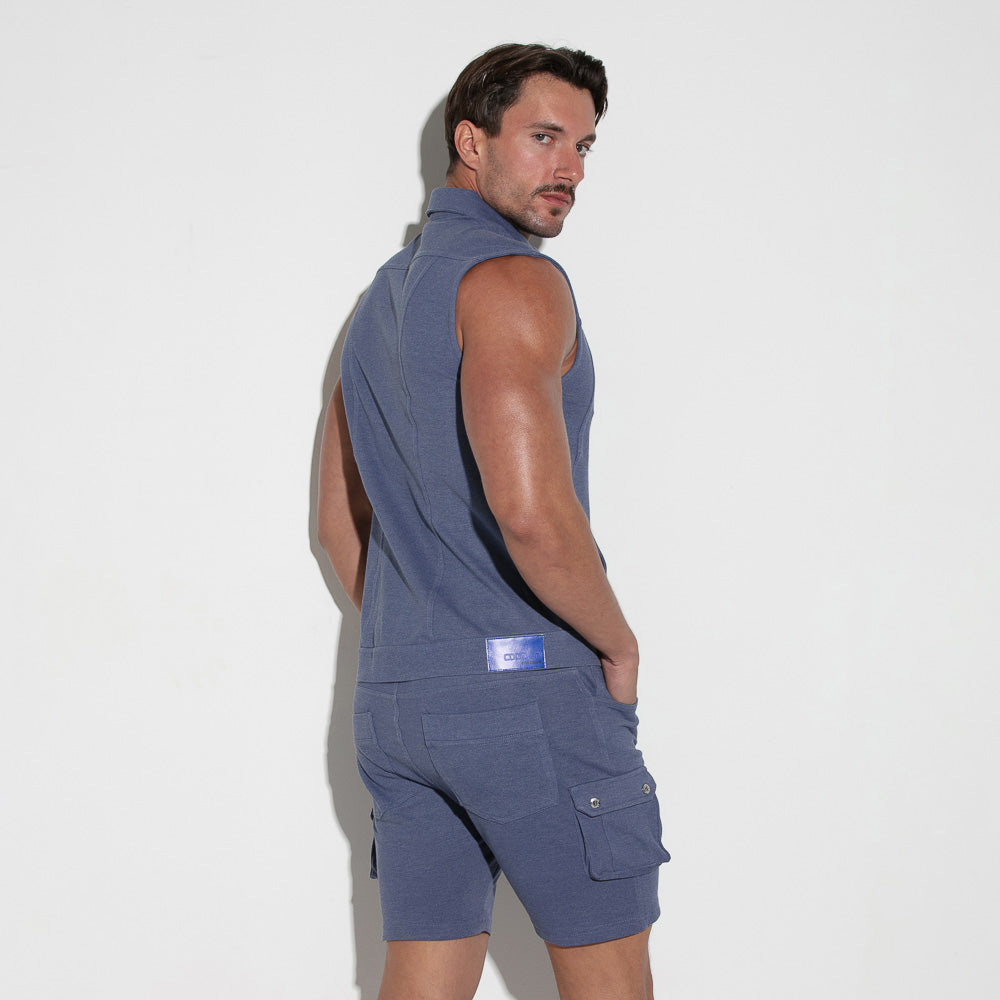 Code 22 Billy Sleeveless Jacket Navy