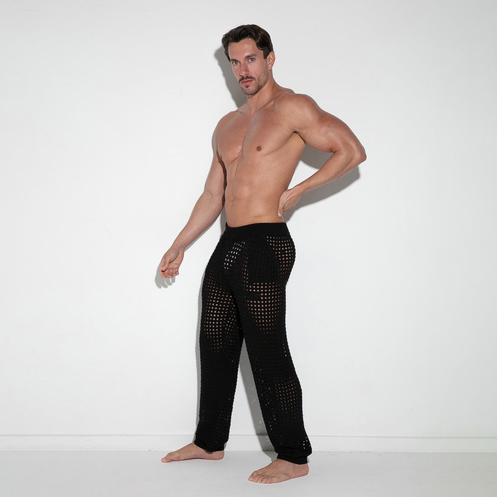Code 22 Diamond Knit Pant Black