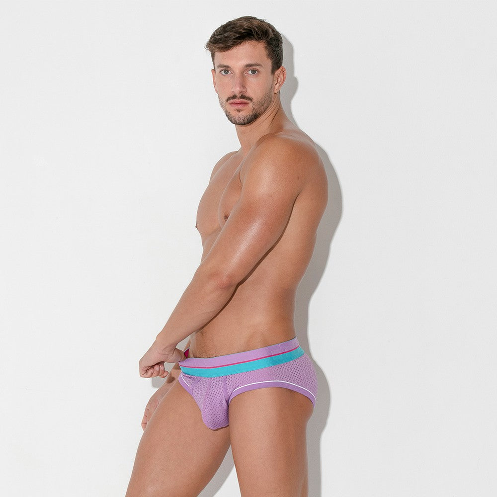 Code 22 Bright Mesh Brief Grape