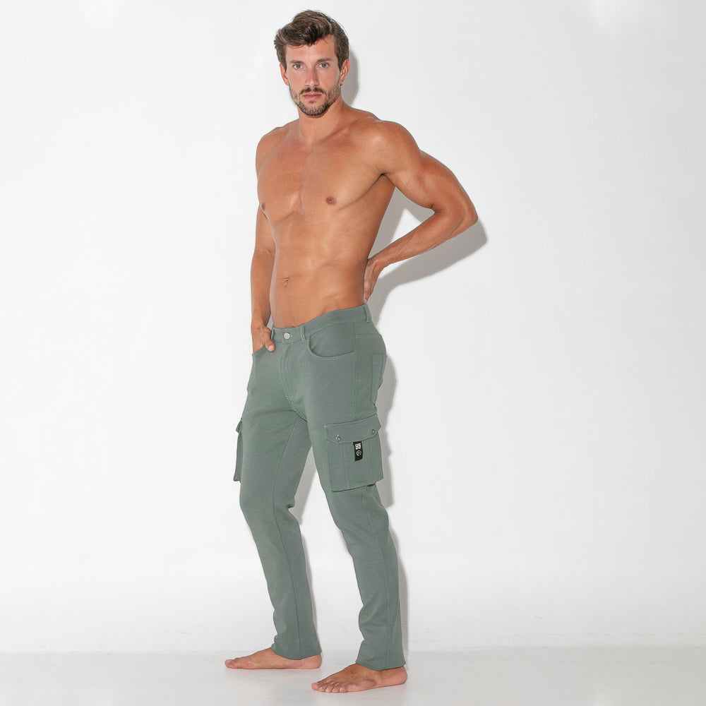 Code 22 Cargo Zip Pant Khaki