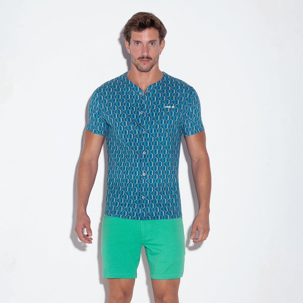 Code 22 Slim Fit Baseball T Shirt Print