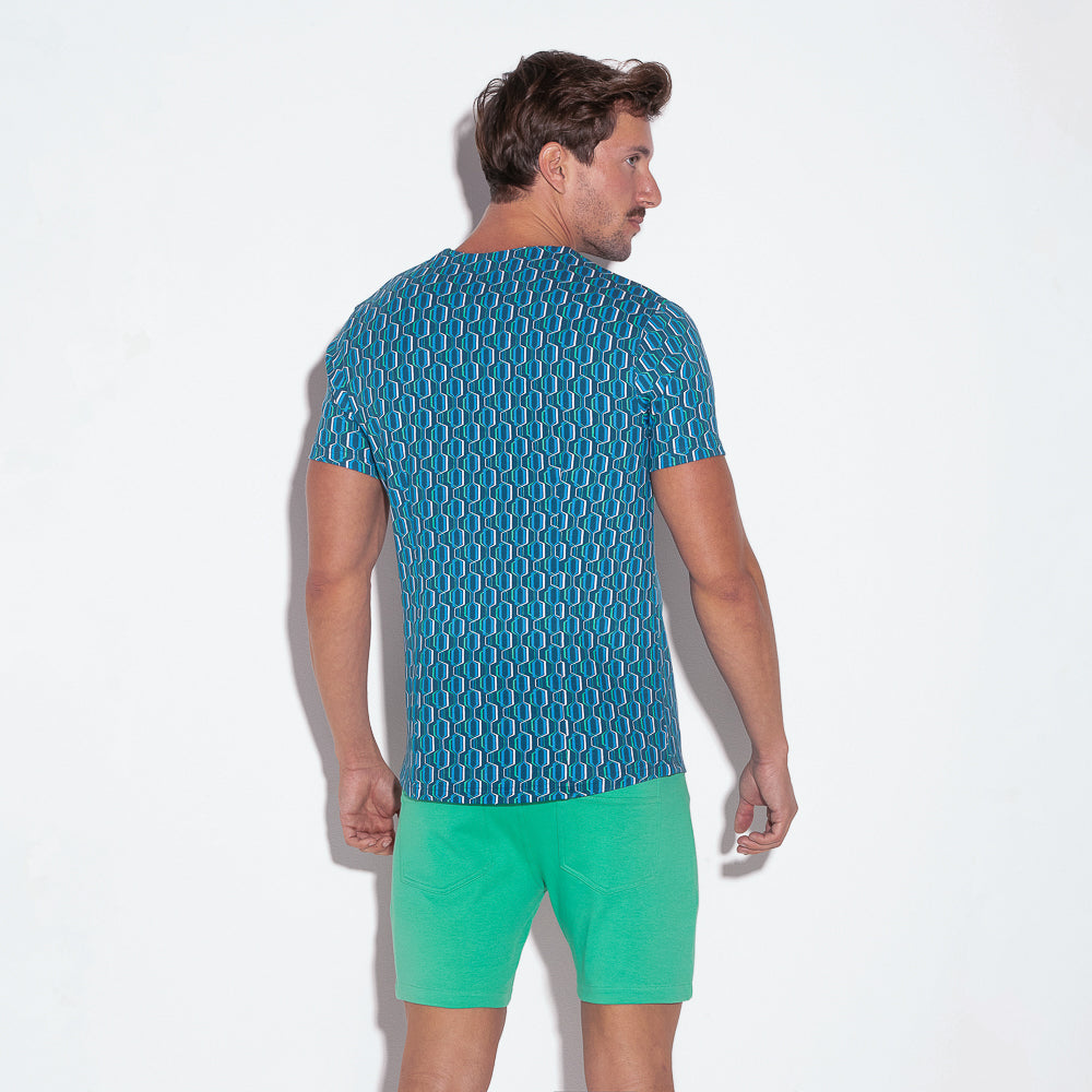 Code 22 Slim Fit Baseball T Shirt Print