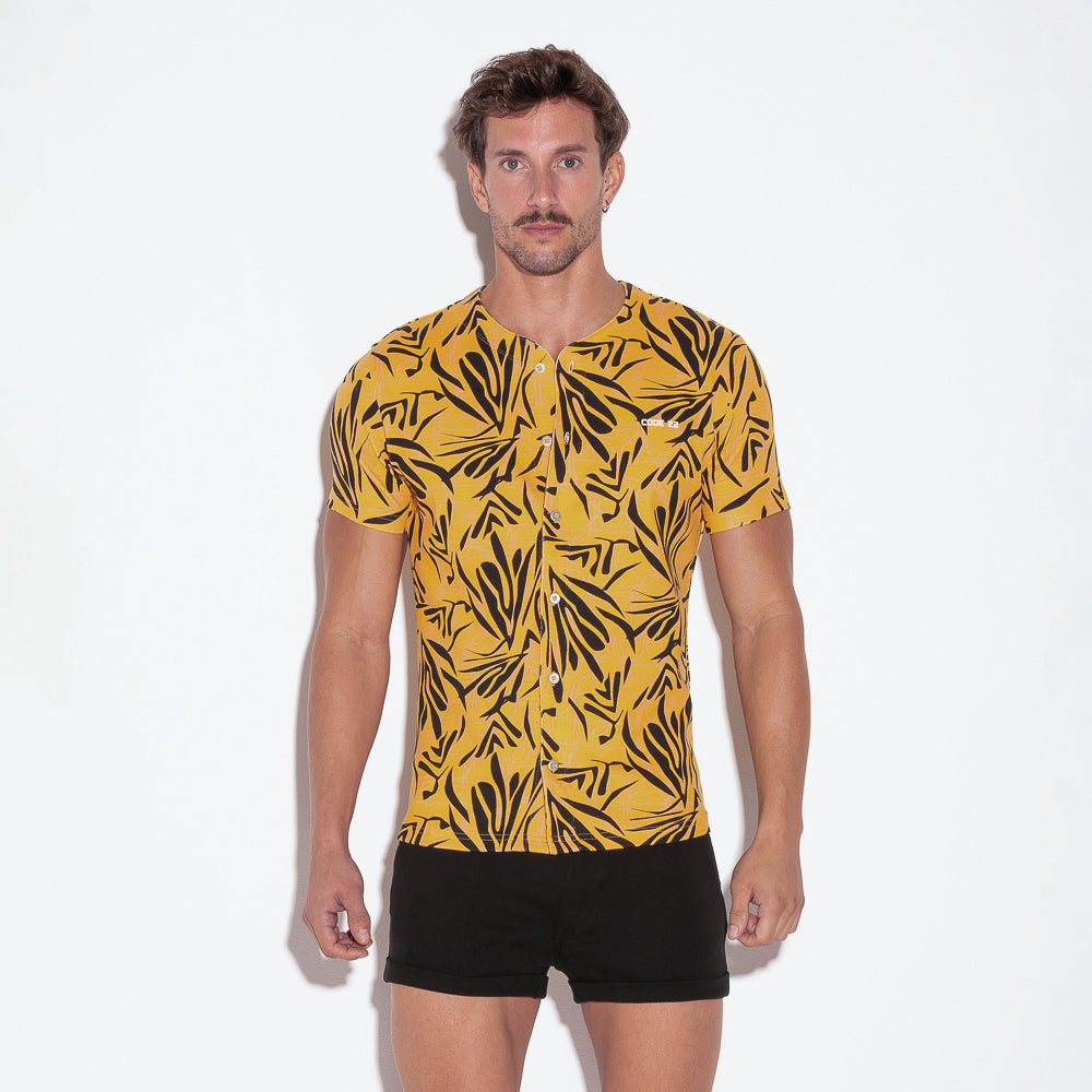 Code 22 Slim Fit Baseball T Shirt Mandarin