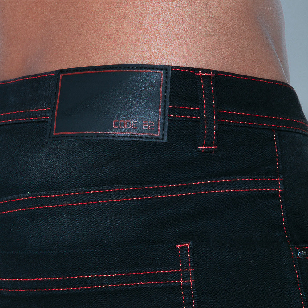 Code 22 Stretch Jeans Black