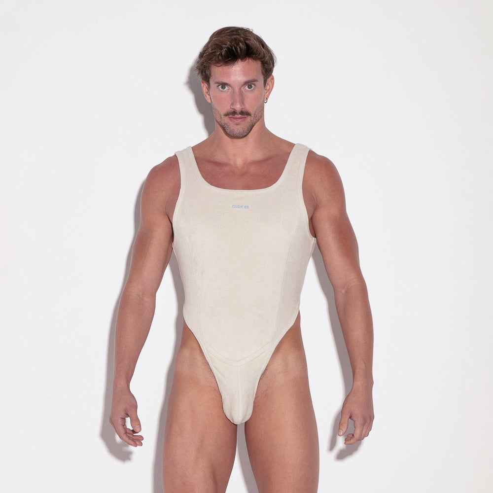 Code 22 Terry Onesie Off White