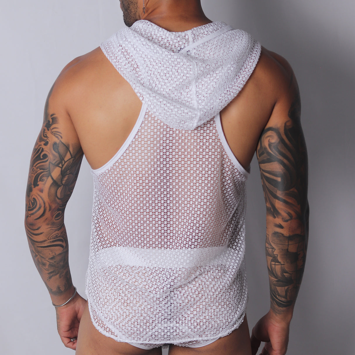 Gigo Provocative Hoody T Shirt White