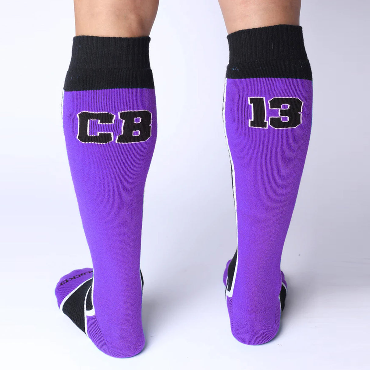Cellblock 13 Take Down Knee High Socks Purple