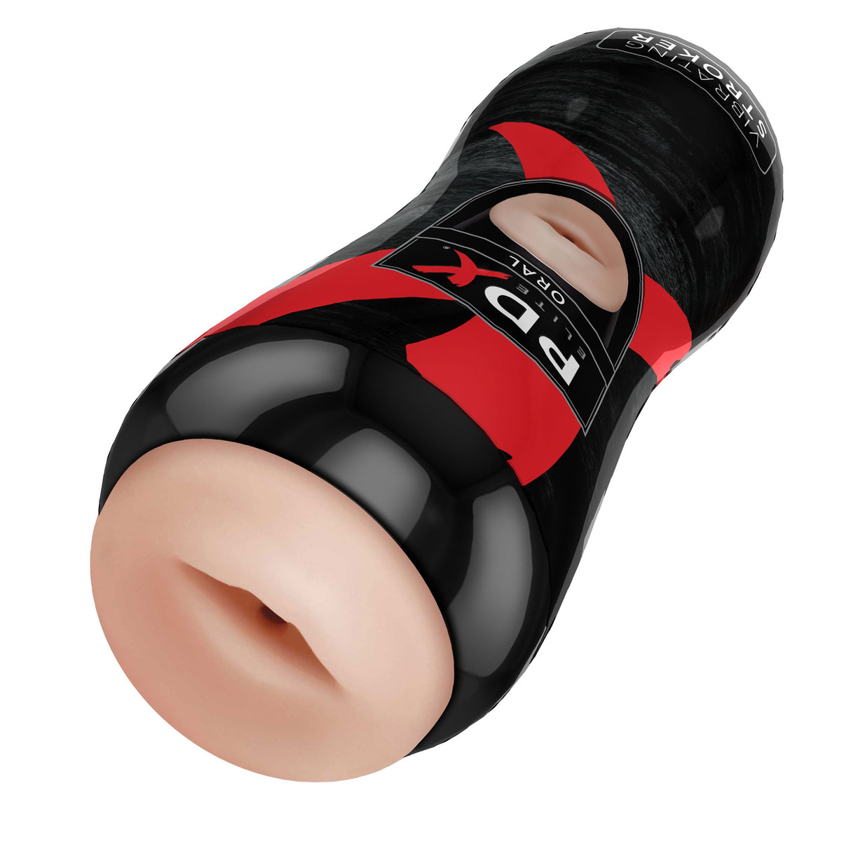 Pipedream PDX Elite Vibrating Oral Stroker Light