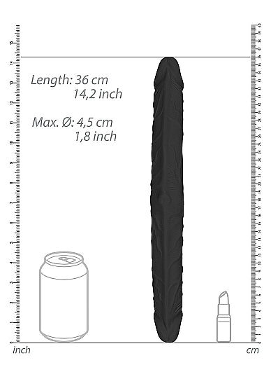 RealRock Double Dong 14 Inch Black