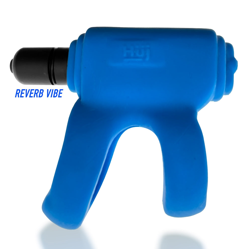 Hunkyjunk REVHAMMER Vibe Cock Ring Teal Ice