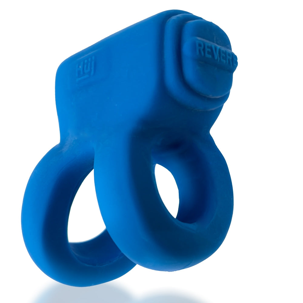 Hunkyjunk REVHAMMER Vibe Cock Ring Teal Ice