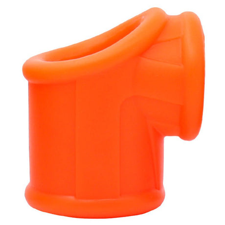 ruff GEAR Liquid Silicone Cock Pipe and Ballstretcher Orange