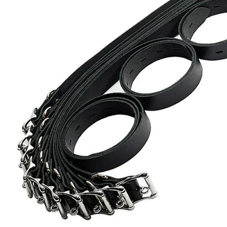 ruff GEAR Leather 10 Piece Whole Body Strap Bondage Set