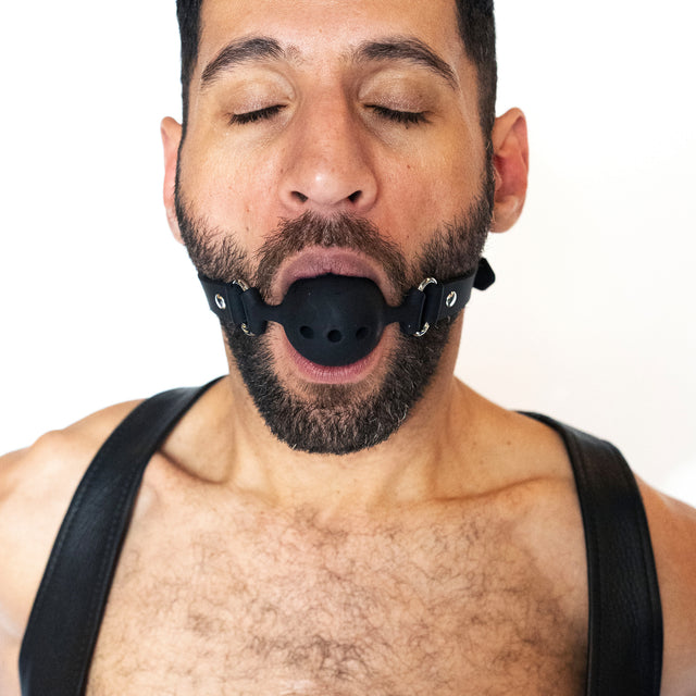 ruff GEAR Breathable Silicone Ball Gag Medium