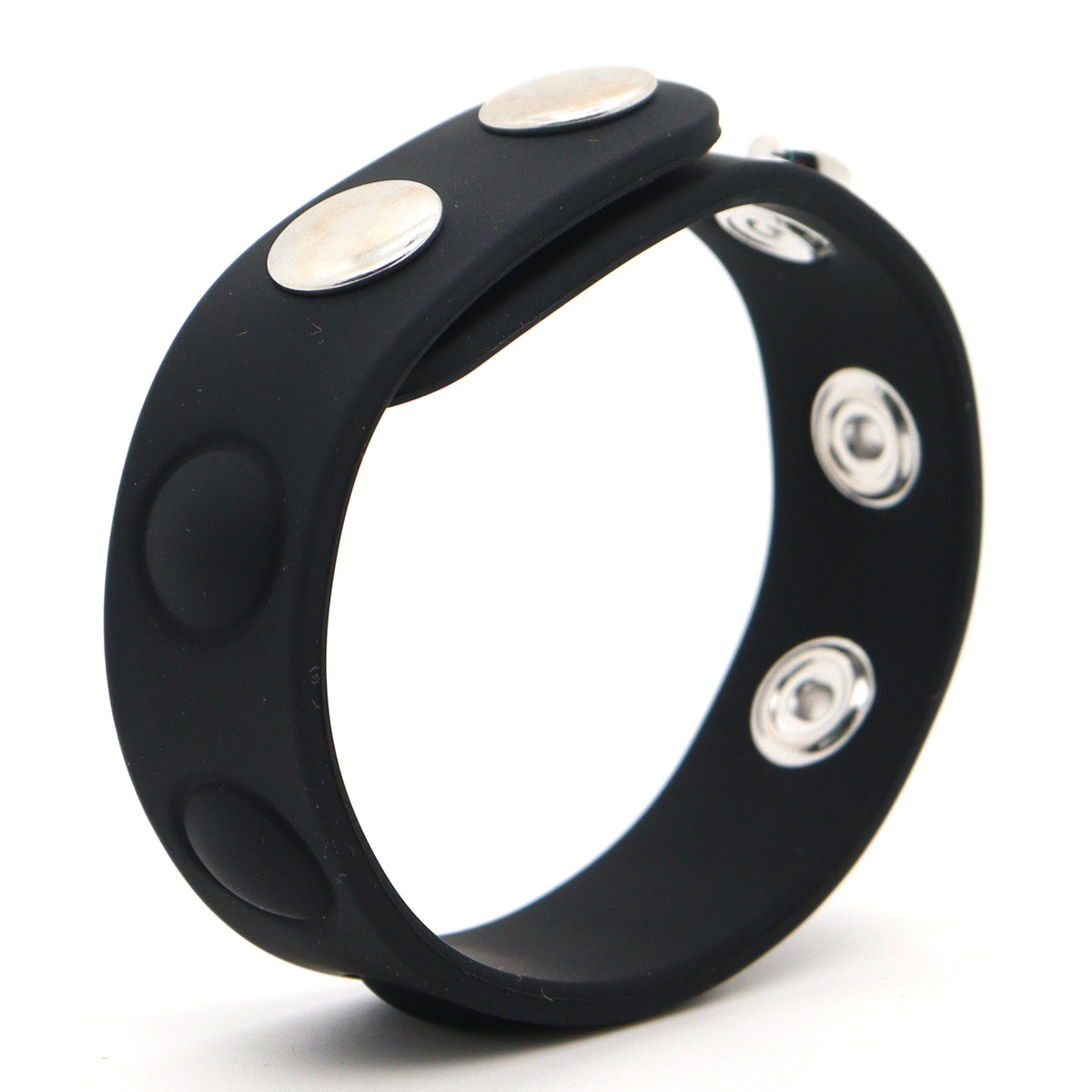 ruff GEAR Silicone Snap Adjustable Cock Ring Black