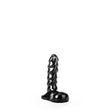 ruff GEAR Super Rib Dildo 7.9 Inch Black