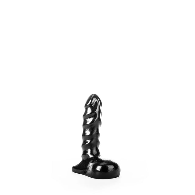 ruff GEAR Super Rib Dildo 7.9 Inch Black
