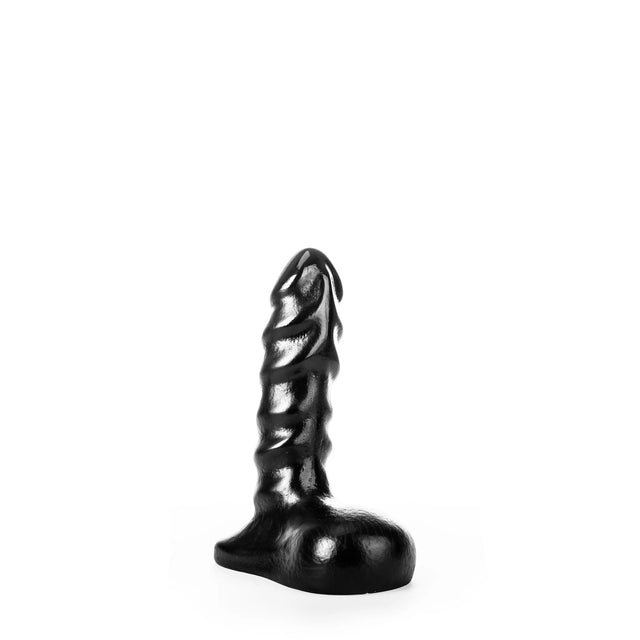 ruff GEAR Super Rib Dildo 9.4 Inch Black