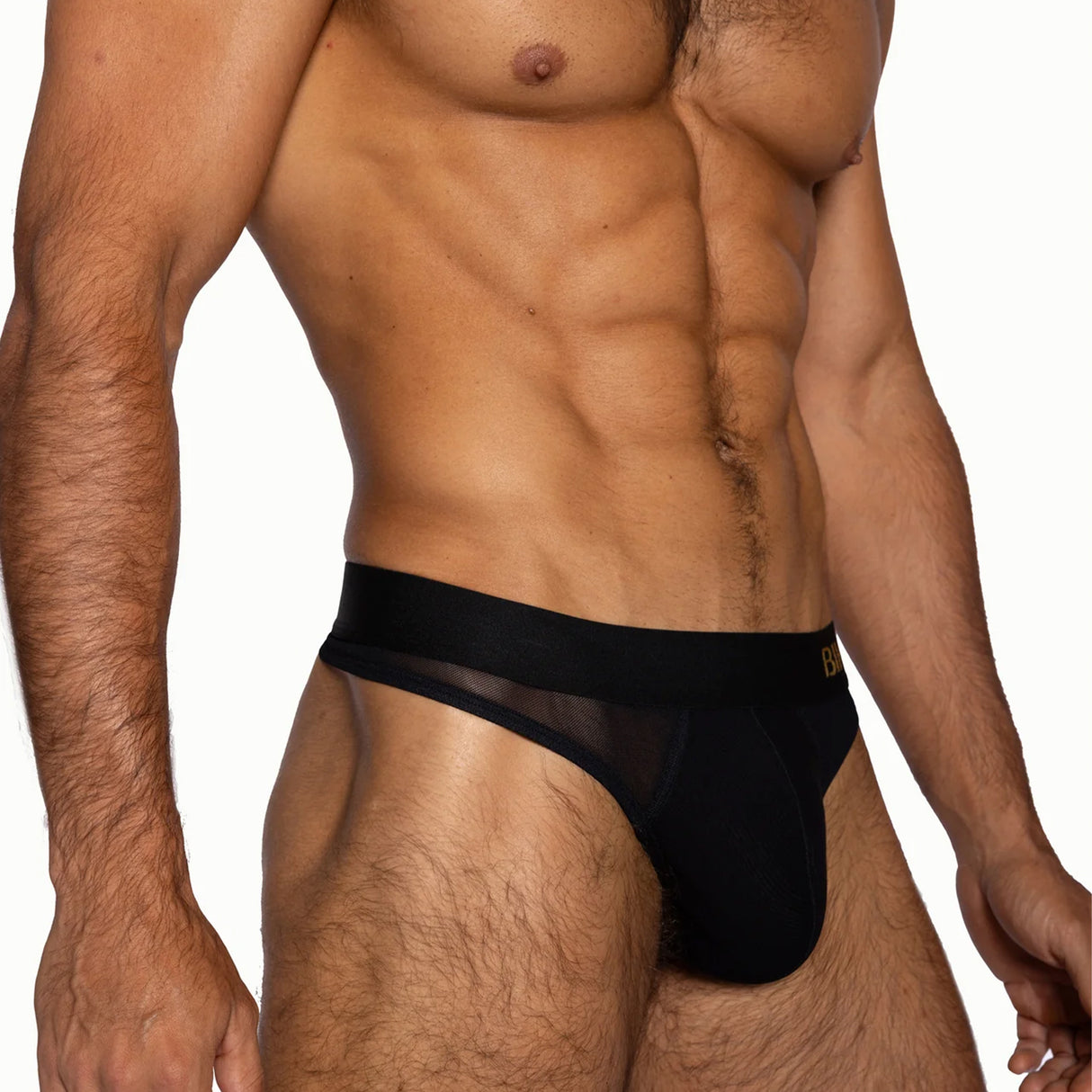 BIKE Sexy Rib Thong Black