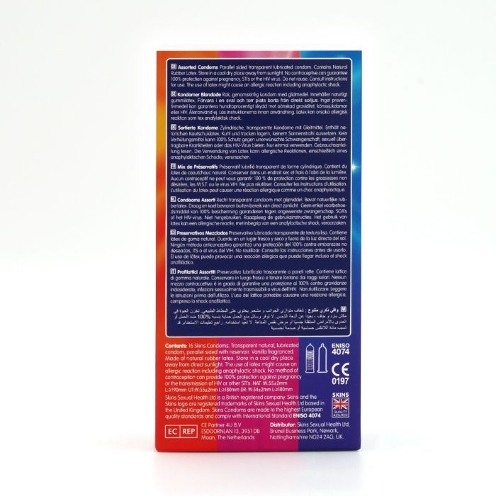 Skins Assorted Condoms 16 Pack