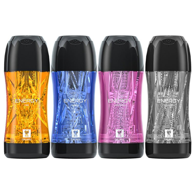 Touch In Energy Vibration View Tube Masturbator Cup Blue - FETCH