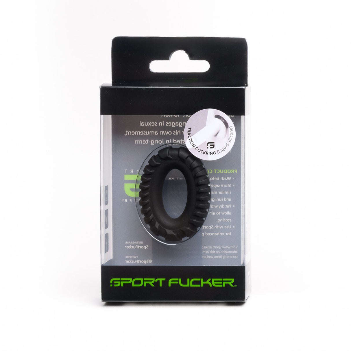 Sport Fucker Traction Cock Ring Black