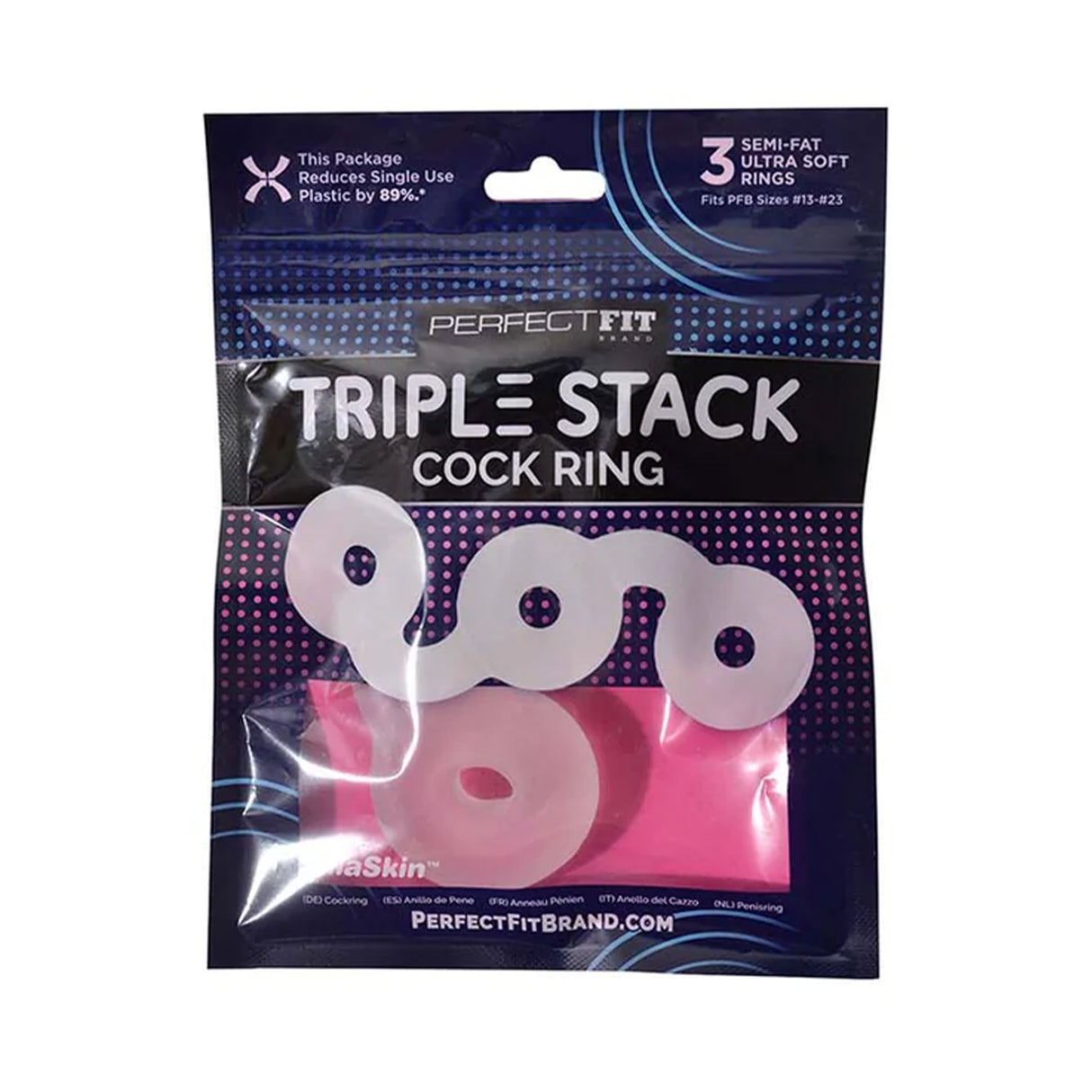 Perfect Fit XPLAY Triple Stack Donut Cock Ring