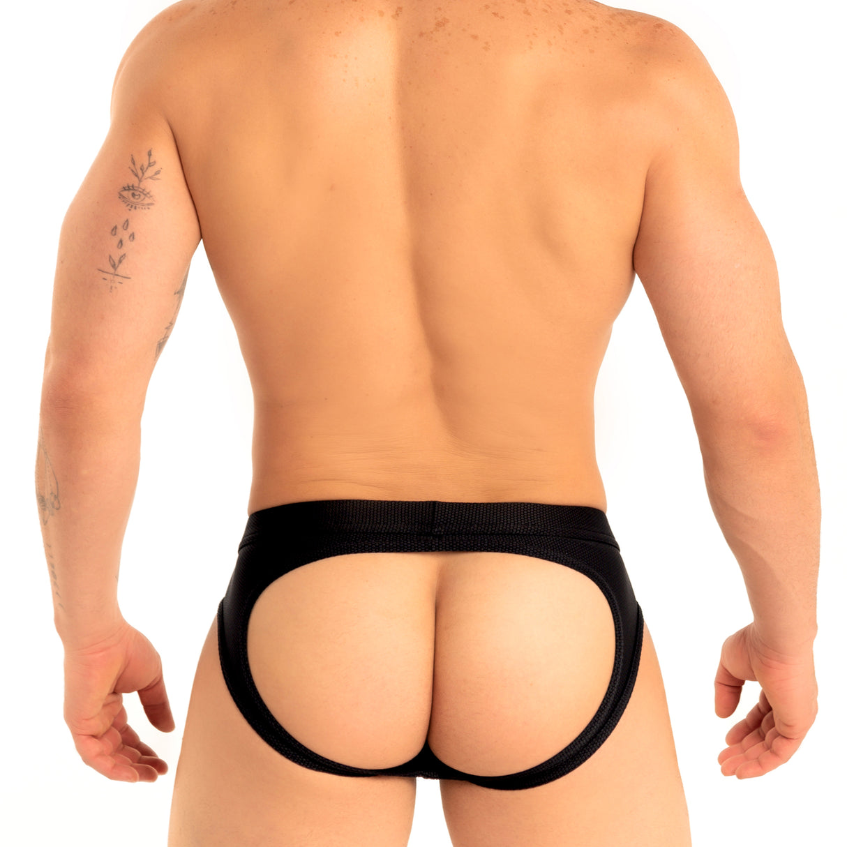 Dale Mas Biker + Kinky Jock Brief Black Yellow
