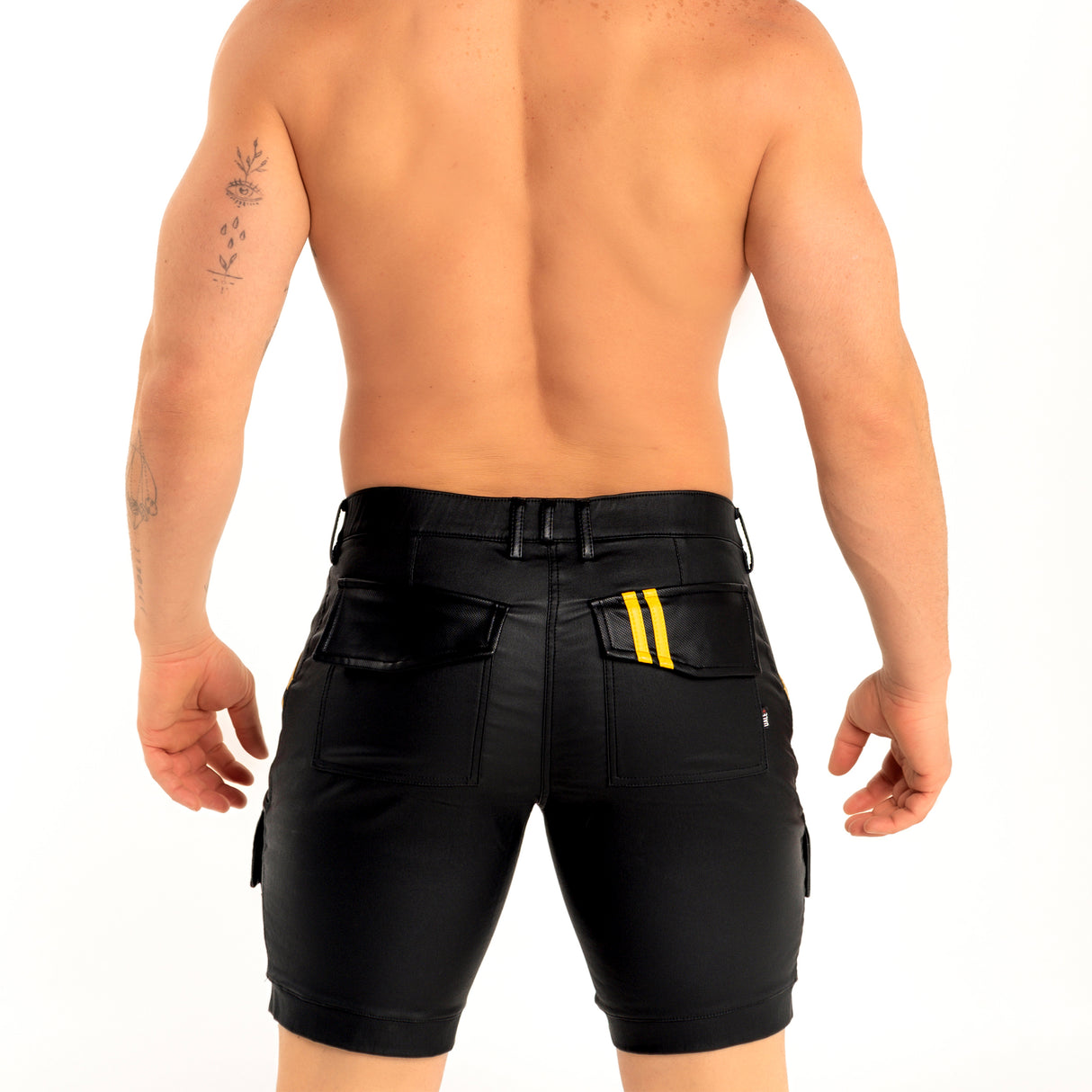 Dale Mas Industrial Cargo Short Black Yellow