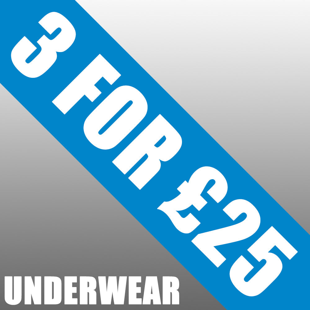 3 for £25 on Underwear