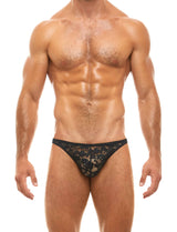 Modus Vivendi Floral Lace Low Cut Brief Black