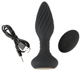 Anos Remote Controlled Butt Plug Black