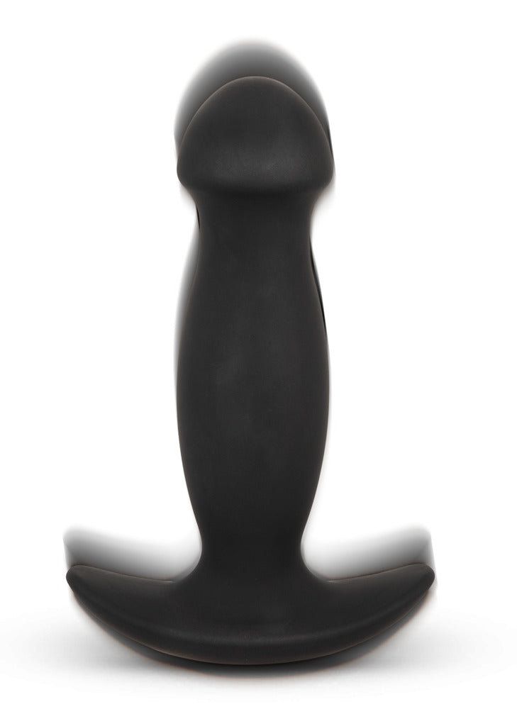 Anos Remote Control Jack Hammer  Butt Plug 5.75 Inch Black