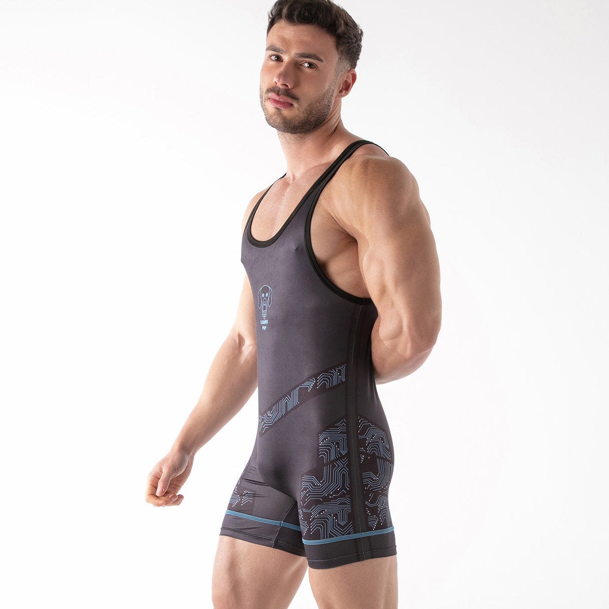 Leader ID Party Singlet Pup Black