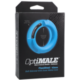 Doc Johnson OptiMALE Flexisteel 43mm Cock Ring Blue