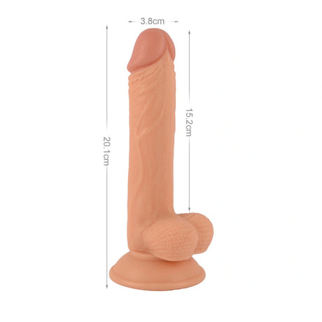 Mr. Rude Realistic Dong 7.9" Flesh