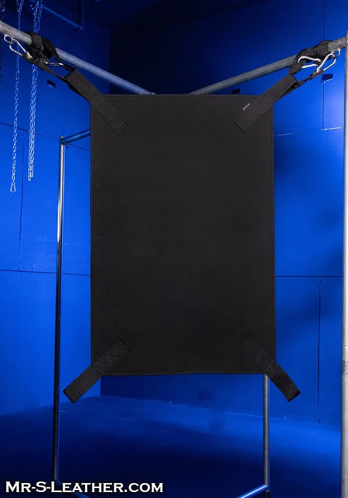 Mr S Leather Deluxe Canvas Sling Black