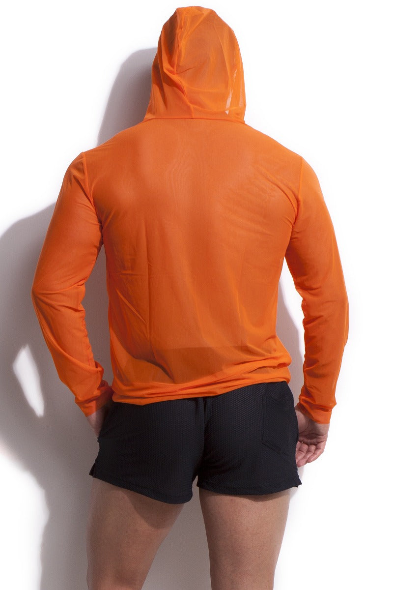 Alexander Cobb Transparent Hoody Orange