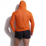 Alexander Cobb Transparent Hoody Orange