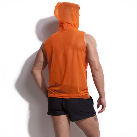 Alexander Cobb Sleeveless Hoody Orange
